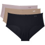 Bragas de mujer Under Armour PS Hipster 3Pack rosa claro Black / Nude / Dash Pink