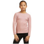 Camiseta funcional para niños Icebreaker K 200 Oasis LS Crewe Pink Quartz
