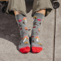 Calcetines de mujer Darn Tough Shroom Bloom Crew Lightweight