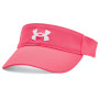 Gorra de mujer Under Armour UA Blitzing Visor rosa Pink Shock / / White