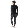 Camiseta funcional de mujer Smartwool W Merino 250 Bl Pattern 1/4 Zip Boxed