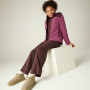 Sudadera para niños Regatta Myla Hybrid Jacket Fig/Violet