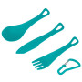 Juego de cubiertos Sea to Summit Delta Cutlery Set azul Pacific Blue