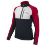 Sudadera funcional de mujer Swix Infinity azul/rojo/blanco Dark Navy/Swix Red
