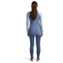 Camiseta funcional de mujer Icebreaker Wom Mer 260 ZoneKnit LS Half Zip