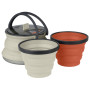 Vajilla Sea to Summit X-Set: 11 3pc gris/rojo Sand / Rust