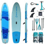 Tabla de surf de pala Spinera Spinera Family 13' azul/blanco