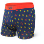 Calzoncillos bóxer Saxx Ultra Boxer Brief Fly azul oscuro BlueFruitCocktail
