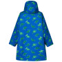 Abrigo impermeable para niños Regatta Junior Changing Robe Olymp Blue Dino