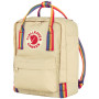 Mochila Fjällräven Kånken Rainbow Mini beige Light Oak-Rainbow Pattern