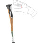 Bastones de carrera de senderos Leki Cross Trail Carbon 110-135 cm