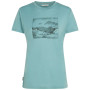 Camiseta de mujer Icebreaker Women Merino 150 Tech Lite SS Tee Terrain azul claro Hydro
