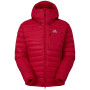 Chaqueta de mujer Mountain Equipment W's Baltoro Jacket 2022 rojo oscuro CapsicumRed