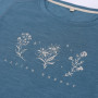 Camiseta de mujer MOOA Merino Lyolite Bloom 150 Short