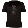 Camiseta de hombre Direct Alpine Flash negro/rojo Black/Brick(Art)