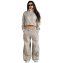 Sudadera de mujer Nebbia Half-Zip Leopard Sweatshirt Primal