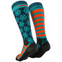 Calcetines Dynafit Ft Graphic Sk azul/naranja storm blue/3010 FLAG