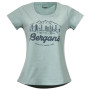 Camiseta de mujer Bergans Classic V2 W Tee azul claro Misty Forest
