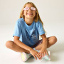 Camiseta para niños Regatta Aria Washed Denim