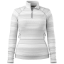 Camiseta funcional de mujer Smartwool W Classic Thermal Merino Base Layer 1/4 Zip gris LIGHT GRAY COLOR SHIFT