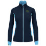 Sudadera de mujer Karpos Pizzocco Evo W Full-Zip Fleece azul Sky Captain/Blue Atoll