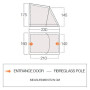 Extensión de carpa de autocaravana/furgoneta Vango Tall Annex Elements Shield - Balletto
