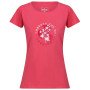 Camiseta de mujer Regatta Wmns Breezed III rojo Fruit Dove