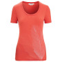 Camiseta funcional de mujer Icebreaker Women Tech Lite II SS Scoop Tee Plume naranja Vibrant Earth