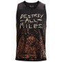 Camiseta sin mangas para hombre Under Armour Destroy All Miles Singlet gris Jet Gray / Stone / Stone