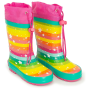 Botas de agua para niños Pidilidi Rainbow