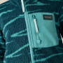 Sudadera funcional para niños Regatta Junior Frankie Warm Fleece Mediterranea Zebra