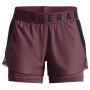 Pantalones cortos de mujer Under Armour Play Up 2-in-1 Shorts violeta PPL