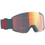 Gafas de esquí Scott Shield 2022 azul/negro neon red/aruba green