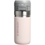 Botella térmica Stanley Quick Flip 470 ml rosa claro Rose Quartz