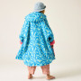 Abrigo impermeable Regatta Junior Waterproof Changing Robe SBluFlPiLem