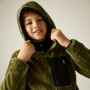 Sudadera para niños Dare 2b Powder Fleece MartOliv/Blk