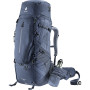 Mochila de senderismo Deuter Aircontact X 60+15 azul oscuro ink