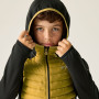 Chaqueta para niños Regatta Junior Andreson Hybrid BlkWdBrown