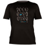 Camiseta de hombre Direct Alpine Flash negro/azul Black/Blue(Carabiners)