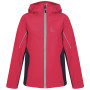 Chaqueta softshell para niños Hannah Capra Jr rosa geranium/night sky