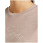 Camiseta de mujer Icebreaker Women Merino 150 Tech Lite SS Tee Sparkling Stars