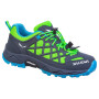 Calzado para niños Salewa Jr Wildfire azul/verde Fluo Green/Blue Danube