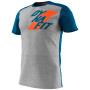 Camiseta de hombre Dynafit Transalper Light M S/S Tee gris/azul Nimbus Melange