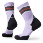 Calcetines de mujer Smartwool W Run Targeted Cushion Mid Crew violeta/negro Ultra Violet