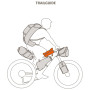 Alforja para cuadro Vaude Trailguide