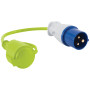 Enchufe de conversión Outwell Opus Conversion Socket 0.3 m verde Lime Green