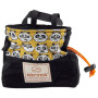 Saco de magnesio SIERRA Climbing Cube negro/amarillo
