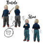 Pantalones sin aislamiento térmico para bebés Unuo Softshell