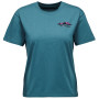 Camiseta de mujer Black Diamond W Mountainscape SS Tee