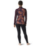 Camiseta funcional de mujer Smartwool W Merino 250 Bl Pattern 1/4 Zip Boxed